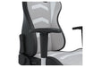 Lynxtyn White/Gray Home Office Desk Chair - H400-08A - Gate Furniture