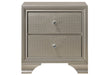 Lyssa Champagne LED Panel Bedroom Set - Gate Furniture