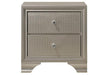 Lyssa Champagne Nightstand - B4300-2 - Gate Furniture