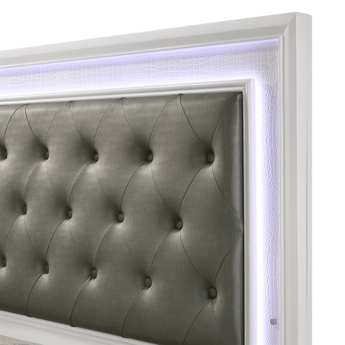 Lyssa Frost LED Panel  Bedroom Set - Gate Furniture
