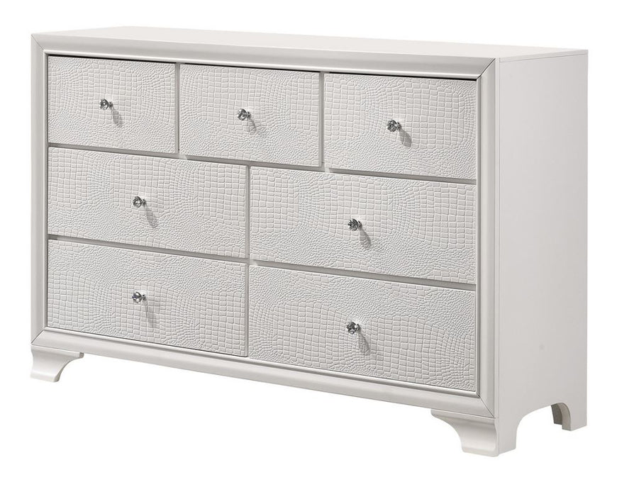 Lyssa Frost LED Panel  Bedroom Set - Gate Furniture