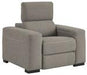 Mabton Gray Power Recliner - 7700513 - Gate Furniture