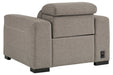 Mabton Gray Power Recliner - 7700513 - Gate Furniture