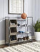 Maccenet Grayish Brown/Gunmetal Shoe Rack - Z1510473 - Gate Furniture