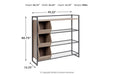 Maccenet Grayish Brown/Gunmetal Shoe Rack - Z1510473 - Gate Furniture