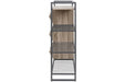 Maccenet Grayish Brown/Gunmetal Shoe Rack - Z1510473 - Gate Furniture