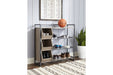 Maccenet Grayish Brown/Gunmetal Shoe Rack - Z1510473 - Gate Furniture
