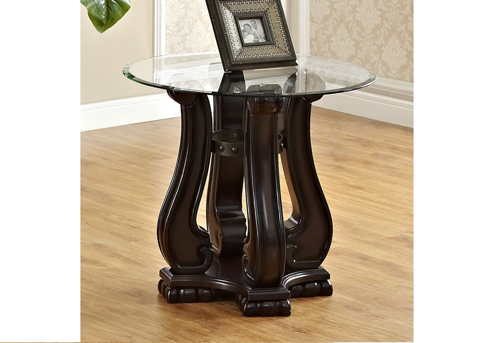 Madison Brown Wood 3-Piece Coffee Table Set (1xCoffee 2xEnd) - Gate Furniture