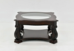 Madison Brown Wood Coffee Table with Casters - 4320-04 - Gate Furniture