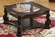 Madison Brown Wood Coffee Table with Casters - 4320-04 - Gate Furniture