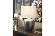 Magalie Antique Silver Finish Table Lamp - L207314 - Gate Furniture