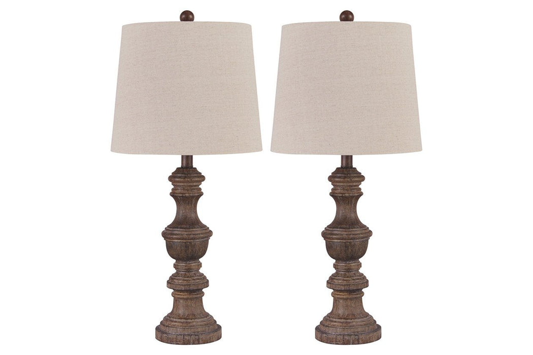 Magaly Brown Table Lamp (Set of 2) - L276024 - Gate Furniture