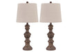 Magaly Brown Table Lamp (Set of 2) - L276024 - Gate Furniture