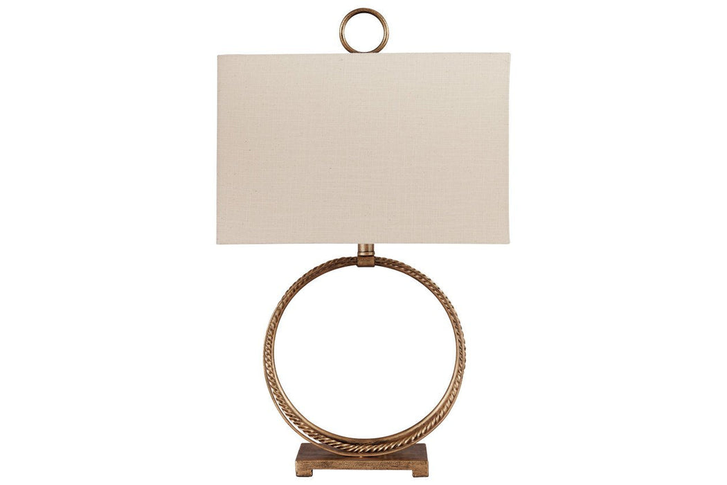 Mahala Antique Gold Finish Table Lamp - L208124 - Gate Furniture