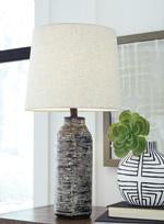 Mahima Black/White Table Lamp (Set of 2) - L235584 - Gate Furniture