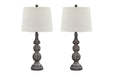 Mair Antique Black Table Lamp (Set of 2) - L276014 - Gate Furniture