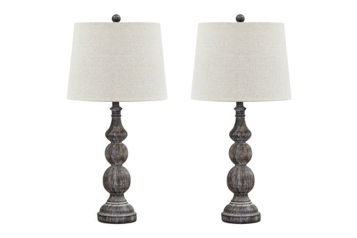 Mair Antique Black Table Lamp (Set of 2) - L276014 - Gate Furniture