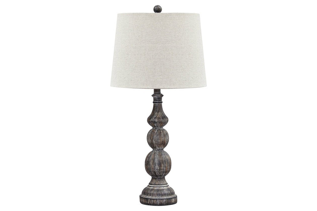 Mair Antique Black Table Lamp (Set of 2) - L276014 - Gate Furniture