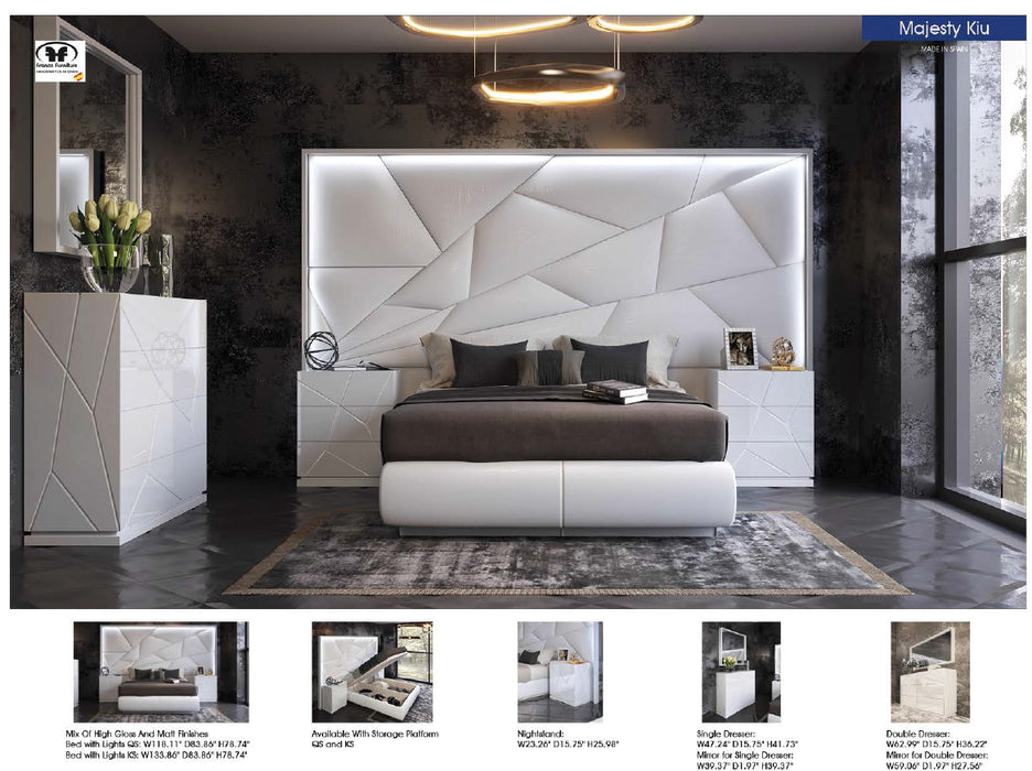 Majesty Bed W/Light Queen - In Stock Furniture