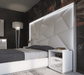 Majesty Bedroom W/Light And Carmen Cases Set - Gate Furniture