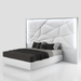 Majesty Bedroom W/Light And Carmen Cases Set - Gate Furniture