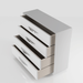 Majesty Bedroom W/Light And Carmen Cases Set - Gate Furniture