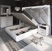Majesty Bedroom W/Light And Carmen Cases Set - Gate Furniture