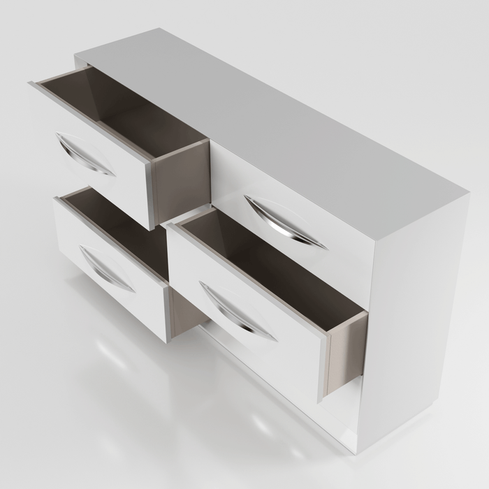 Majesty Bedroom W/Light And Carmen Cases Set - Gate Furniture