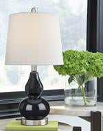 Makana Navy Table Lamp - L431514 - Gate Furniture