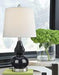 Makana Navy Table Lamp - L431514 - Gate Furniture