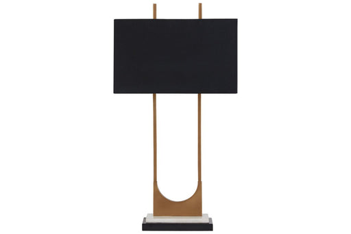 Malana Brass Finish Table Lamp - L208254 - Gate Furniture