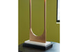 Malana Brass Finish Table Lamp - L208254 - Gate Furniture