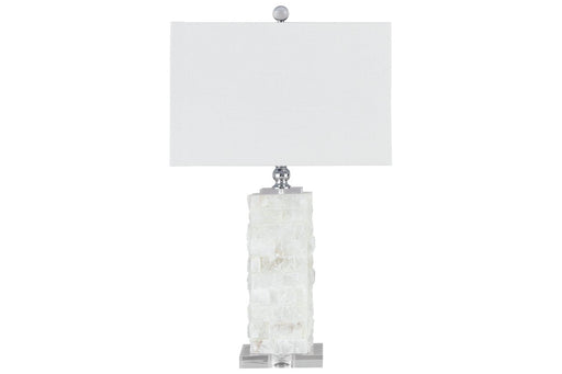 Malise White Table Lamp - L429014 - Gate Furniture