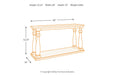 Mallacar Black Sofa/Console Table - T880-4 - Gate Furniture