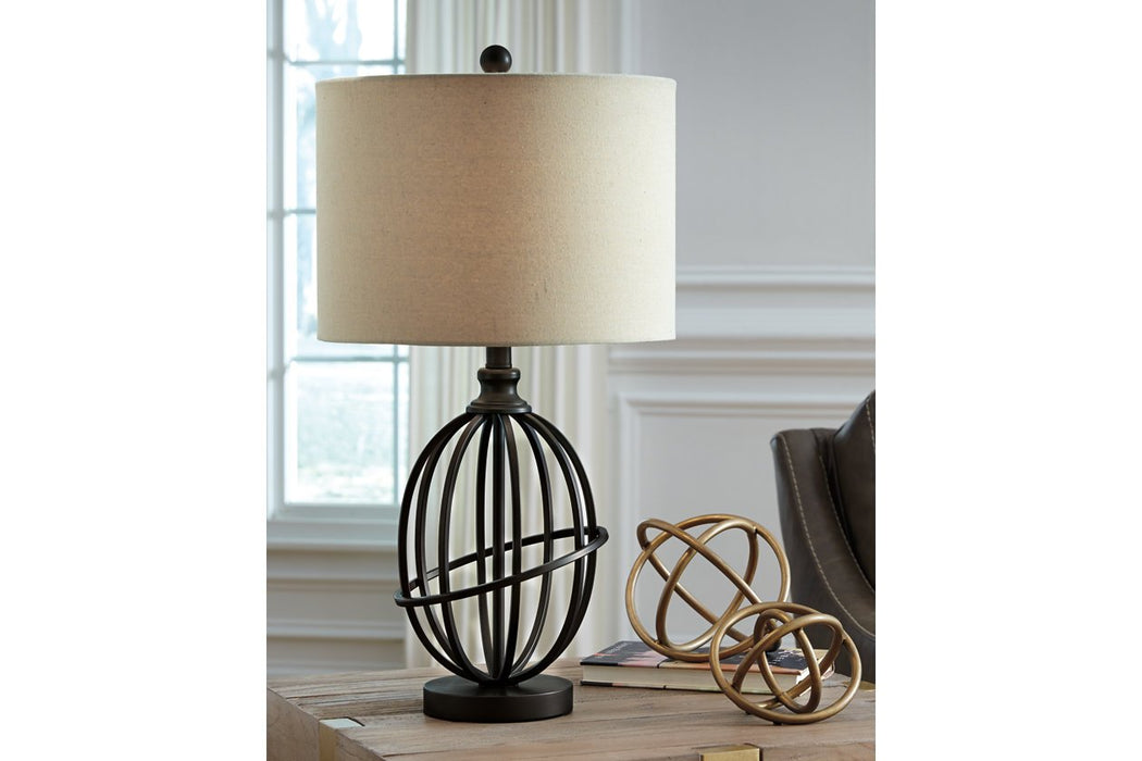 Manasa Dark Brown Table Lamp - L204164 - Gate Furniture