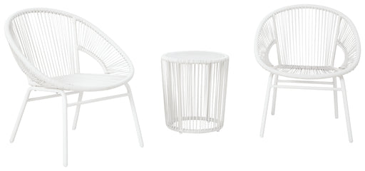 Mandarin Cape Outdoor Table and Chairs (Set of 3) - P312-050 - In Stock Furniture
