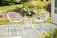 Mandarin Cape Outdoor Table and Chairs (Set of 3) - P312-050 - In Stock Furniture