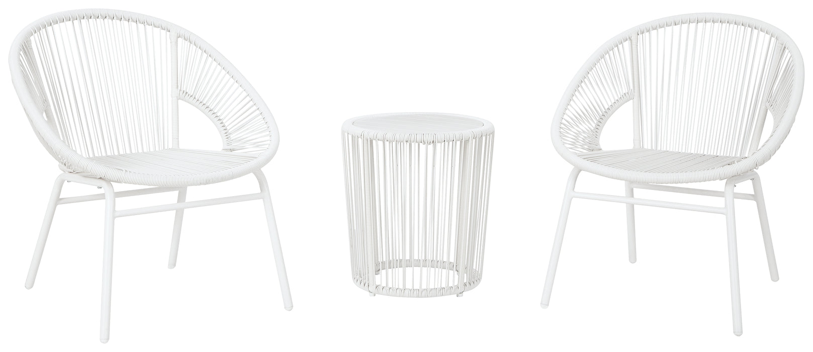 Mandarin Cape Outdoor Table and Chairs (Set of 3) - P312-050 - In Stock Furniture