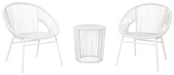 Mandarin Cape Outdoor Table and Chairs (Set of 3) - P312-050 - In Stock Furniture