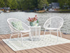 Mandarin Cape Outdoor Table and Chairs (Set of 3) - P312-050 - In Stock Furniture