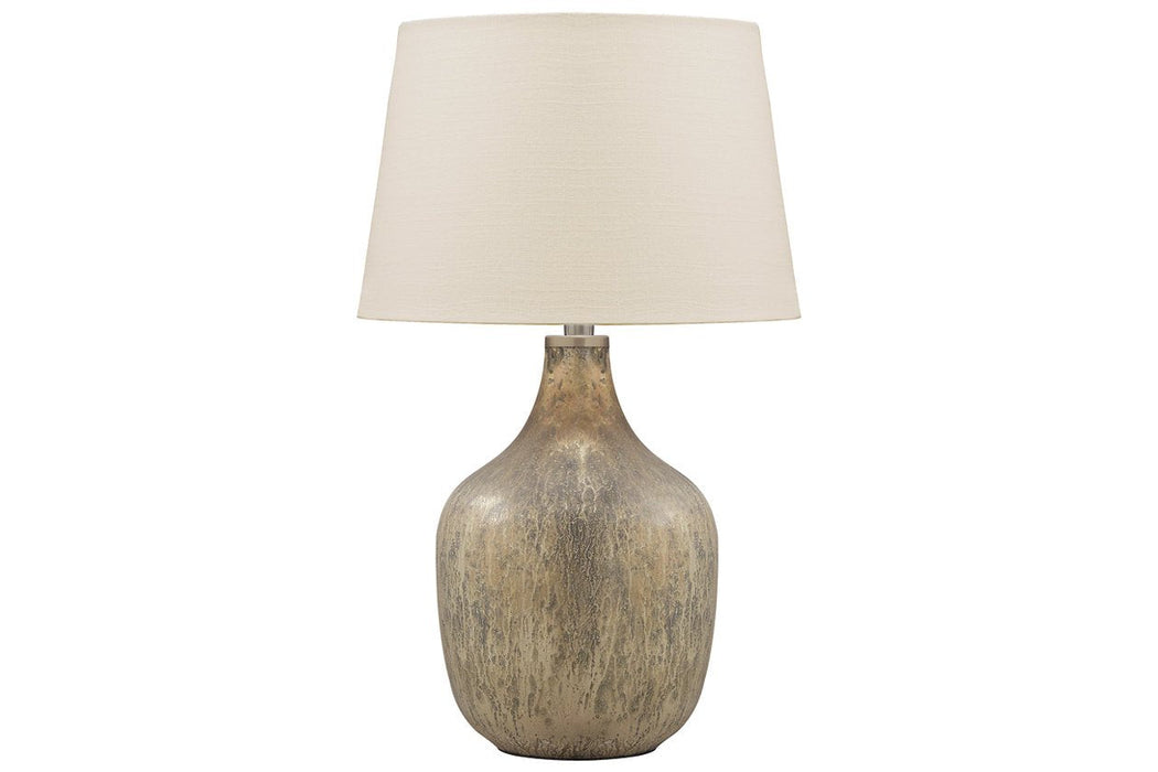 Mari Gray/Gold Finish Table Lamp - L430664 - Gate Furniture