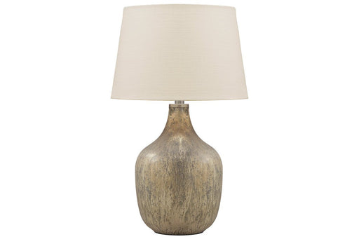 Mari Gray/Gold Finish Table Lamp - L430664 - Gate Furniture