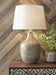 Mari Gray/Gold Finish Table Lamp - L430664 - Gate Furniture