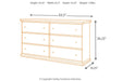 Maribel Black Dresser - B138-31 - Gate Furniture