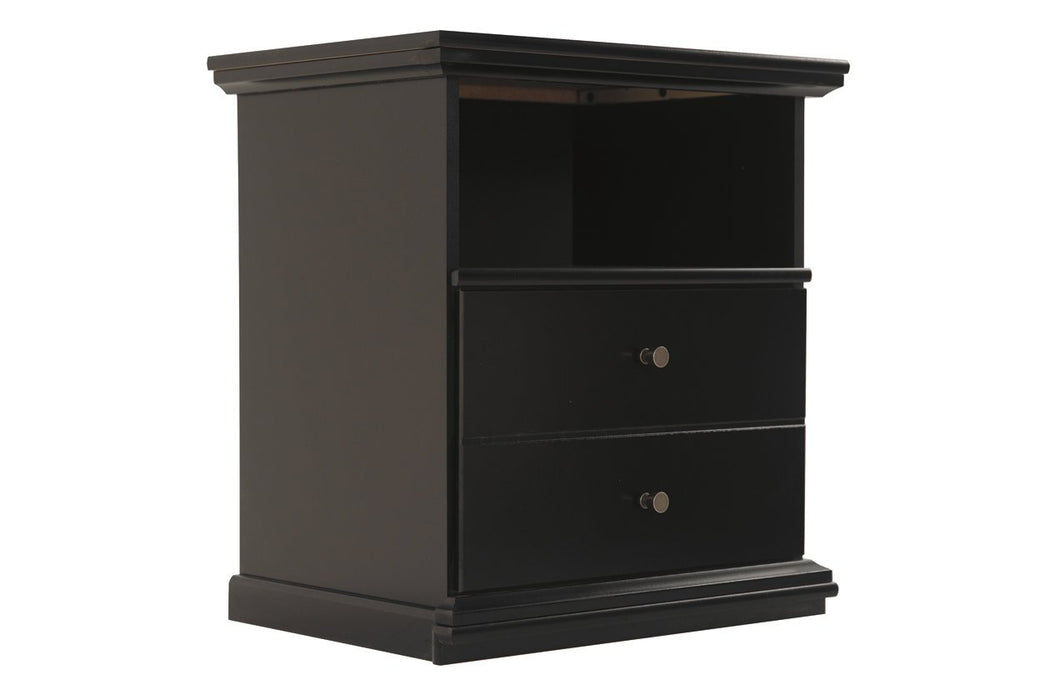 Maribel Black One Drawer Nightstand - B138-91 - Gate Furniture