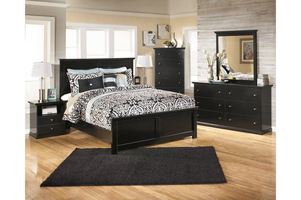 Maribel Black One Drawer Nightstand - B138-91 - Gate Furniture