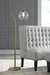 Marilee Antique Brass Finish Floor Lamp - L207151 - Gate Furniture
