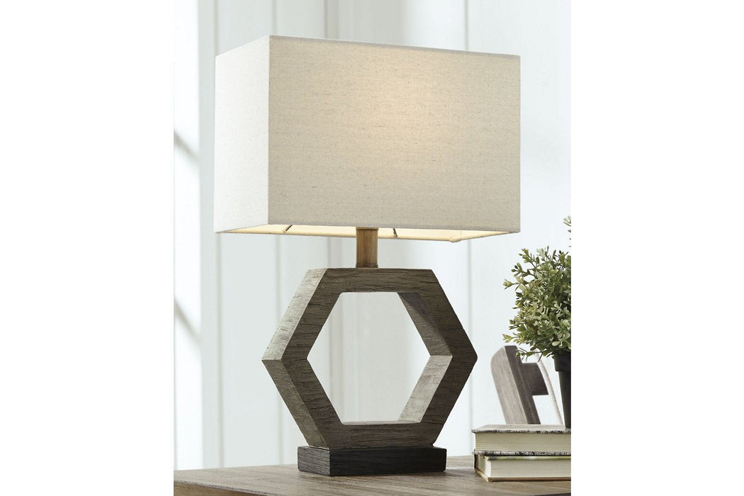 Marilu Gray/Brown Table Lamp - L857764 - Gate Furniture