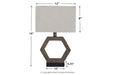 Marilu Gray/Brown Table Lamp - L857764 - Gate Furniture