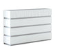 Marina Dresser/ Mirror White Set - In Stock Furniture